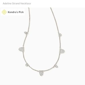Kendra Scott Adeline Strand Necklace in Silver